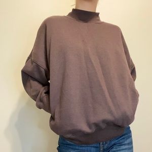 Mock neck sweater